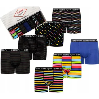 Pánské oblečení Pánské bavlněné boxerky LEE COOPER 7-BALENÍ - 3XL