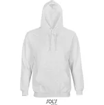 SOL'S Unisex mikina s kapucí Condor Barva: Šedý melír, Velikost: 3XL