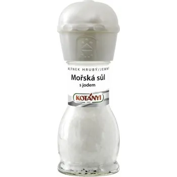 Kuchyňská sůl Kotányi mlýnek - sůl mořská / 92 g 433456