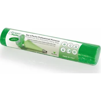 CUKRÁŘSKÝ SÁČEK ZELENÝ - JEDNORÁZOVÝ 30cm 20ks MALÉ BALENÍ