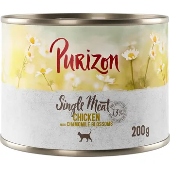Krmivo pro psa 12x200g Purizon Single Meat - kuřecí s květy heřmánku