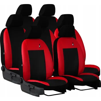 Moto oblečení KOŽENÉ POTAHY NA MÍRU PRO AUTOMOBILY KOMPLET NA SEDADLA PRO DODGE JOURNEY 7m