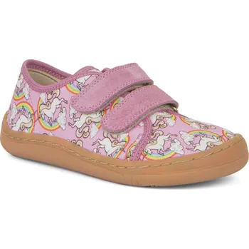 Dámská móda Froddo barefoot tenisky G1700355-8 White/Pink jednorožec Velikost: 36