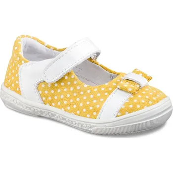 Dívčí baleríny Kožené balerínky Richter 0313.733.0801 žlutá Velikost: 22