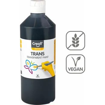 Výtvarná barva Creall Transparentní barva Creall Trans - 500 ml / černá 544840