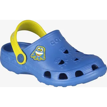 Dívčí sandály Sandálky Coqui Little Frog Royal/Citrus Velikost: 27/28