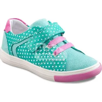 Dívčí polobotky Celoroční kožená obuv Richter 3133.734.5611 zelená Velikost: 26