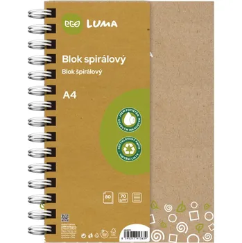 Blok Luma Blok kroužkový ECO LUMA - A4 / linka 505594