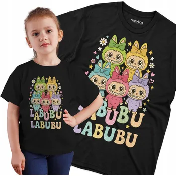 Meeboo dětské tričko černé bavlna velikost 128