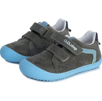 Dívčí tenisky DDstep Kožené barefoot boty D.D.step S063-397 Dark Grey Velikost: 35