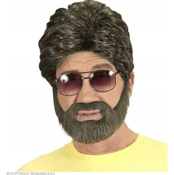 Karnevalová paruka Widmann paruka krátké vlasy hnědá