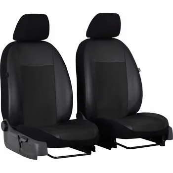 Potah sedadla PŘEDNÍ AUTO POTAHY NA MÍRU Z KŮŽE PRO ŠKODA FABIA IV - NA SEDADLA