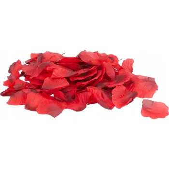umělá květina Romantické okvětní lístky růží 150 kusů Červené umělé okvětní lístky růží