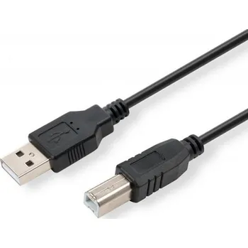 Datový kabel Logo USB kabel (2.0), USB A samec - USB B samec, 1.8m