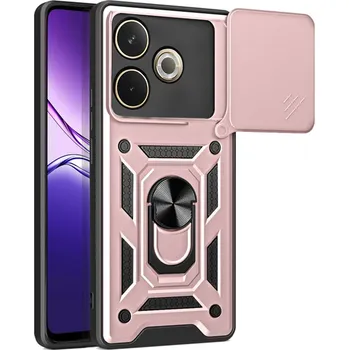 Pouzdro na mobilní telefon Techsuit CamShield Series Oppo A5 Pro 4G / A5 Pro 5G růžově zlatý
