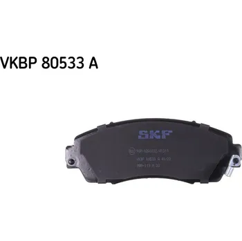Brzdová destička Sada brzdových destiček, kotoučová brzda SKF VKBP 80533 A