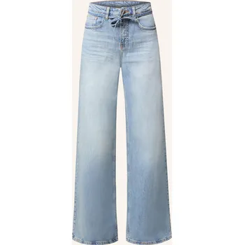 Opus Dámské Wide Leg Džíny Miva, 70229 light breeze blue, 40