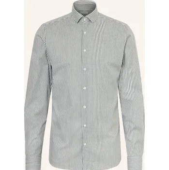 Pánská košile Olymp Pánská Košile Level Five Body Fit, bílá / tmavě zelená, 39