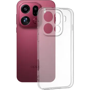 Pouzdro na mobilní telefon Techsuit Clear Silicone pro Oppo Find X9 Pro průhledná