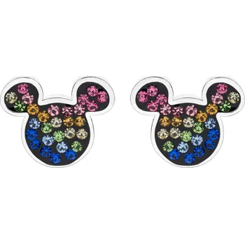 Módní doplněk Disney Mickey Mouse stříbrné náušnice ES00001SRML.CS