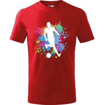 Chlapecké tričko Dětské tričko Fotbalista Barva: ČERVENÁ, Velikost: 134