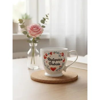 Sinsay - Hrnek s nápisem - červená - 355GJ-33X - 355GJ-33X-ONE