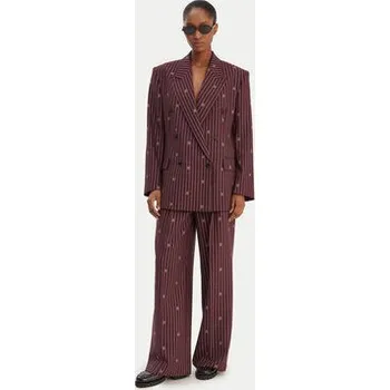 Dámské sako HUGO Sako Antegi 50554428 Bordó Relaxed Fit 40