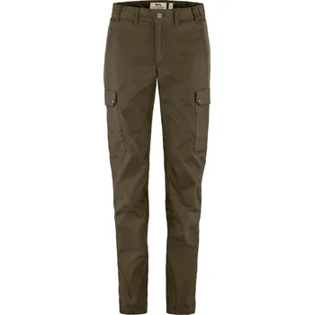Dámské oblečení outdoor kalhoty dámské FJÄLLRÄVEN Stina Trousers W Dark Olive - 44/L