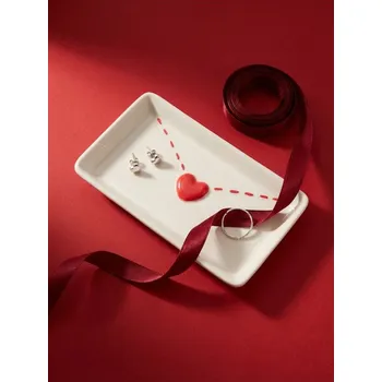 Sinsay - Dekorační tác se srdcem - bílá - 216IA-00X - 216IA-00X-ONE