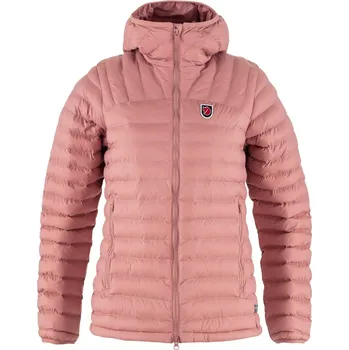 turistická zateplená bunda dámská FJÄLLRÄVEN Expedition Lätt Hoodie W Dusty Rose - XXS