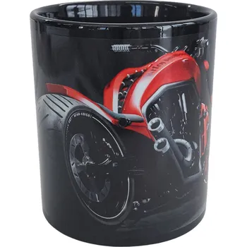 Harley-Davidson Red Custom Bike – keramický hrnek 330 ml