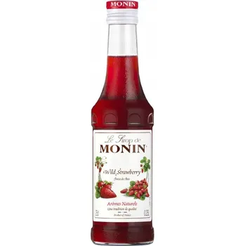 Sirup Monin Barový sirup Lesní Jahoda 250 ml