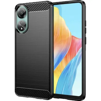 Pouzdro na mobilní telefon Techsuit Karbon Silikon Oppo A78 4G Černá