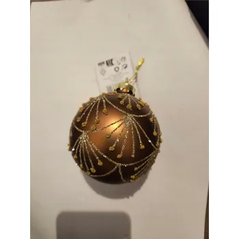 Vánoční dekorace Vánoční Koule zdobená vánoční koule 8 cm 1 ks