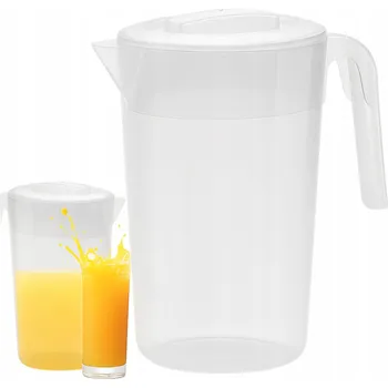 Džbán s víkem a rukojetí 2 L Plast Team