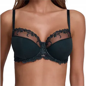 Podprsenka Ava polovyztužená podprsenka AV 1030 barva PETROL tmavá zeleň 80D