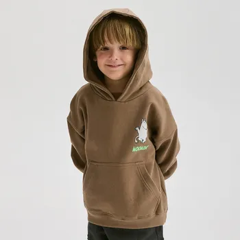 Chlapecká mikina Reserved - Mikina s kapucí Moomins - hroznová - 223BF-48X - 223BF-48X-104-3