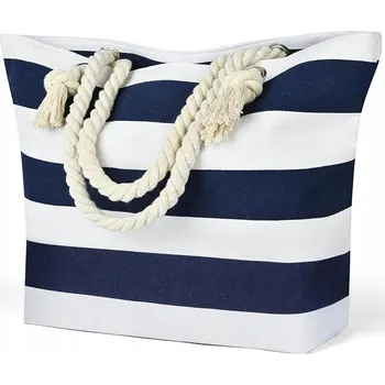 VELKÁ PLÁŽOVÁ TAŠKA LÁTKOVÁ - SKLÁDACÍ - ODOLNÁ PÍSKU - SE ZIPEM