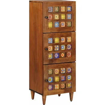 Příborník do zásuvky Vysoký bufet s úložištěm Vlašský ořech 40 x 33,5 x 110 cm