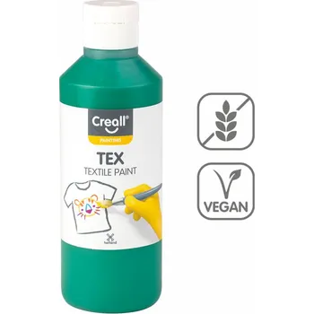 Speciální výtvarná barva Creall Textilní barva Creall Tex - 250 ml / zelená 544857