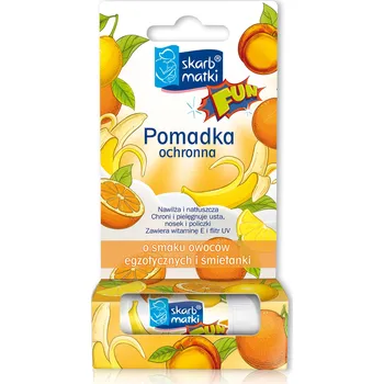 Péče o rty Skarb Matki Fun 6,5 g dětský ochranný balzám na rty