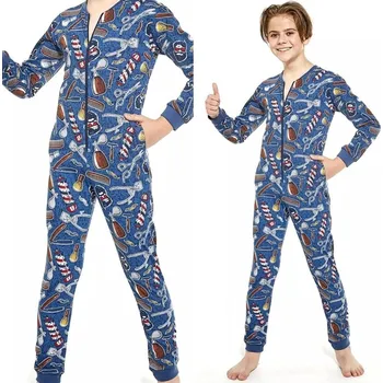 Dívčí pyžamo DĚTSKÉ PYŽAMO OVERAL 185 Barber 98/104