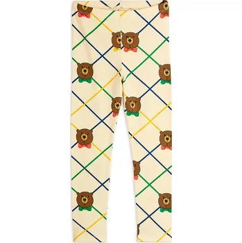 Dívčí oblečení Dětské legíny Mini Rodini Bear 25730137 béžová 01X, vel. 128-134
