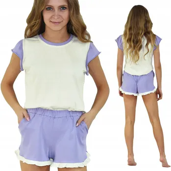 Dámské pyžamo Born2rest dámské pyžamo bavlna bílé, velikost XL