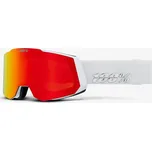 brýle 100% Snowcraft HiPER WHITE/RED MIRROR one size One Size