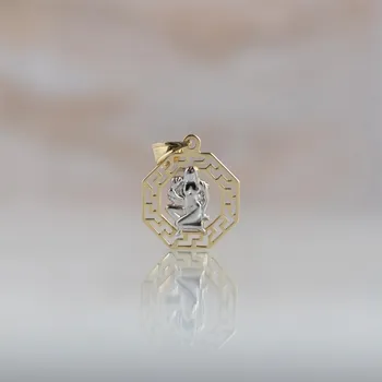 Přívěsek Lillian Vassago Přívěsek znamení Panna, kombinované zlato LLV86-GP001-Panna