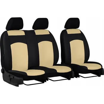 Potah sedadla Autopotahy do auta Citroen Jumper II 2+1 (2004-2015) dodávka, Standard kůže, béžová barva
