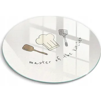 Kuchyňské prkénko Univerzální kulaté kuchyňské prkénko na krájení Master of the Kitchen 30 cm