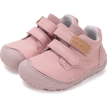 Chlapecké polobotky DDstep Kožené barefoot boty D.D.step S073-51761C Pink Velikost: 23