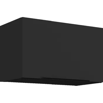 Kuchyňská skříňka 60 GU-36 1F, Horní kuchyňská skříňka nad digestoř Aria černá/černá